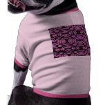 simple flower repeat pet clothing