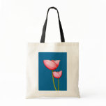 Simple Flowers blue Bag