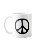Simple Flowing Peace Sign mugs