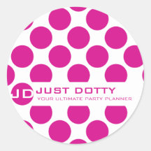 SIMPLE FUN STICKER :: bold dots 8