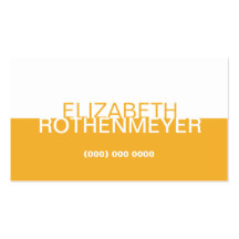 Simple Gold Panel Business Card