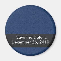 Simple graceful retro blue surface refrigerator magnets