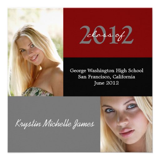 Simple Graduation Announcement