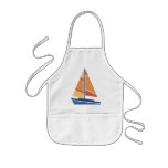 Simple Graphic Sailboat Aprons