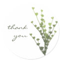 Simple Green Sticker - Thank You
