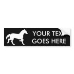 simple horse bumper stickers