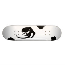 Simple Ink Octopus Skate Board