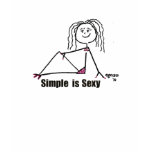 "Simple is Sexy" by Gonzo long sleeve T  show577 t-shirts