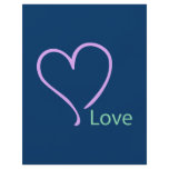 Simple Love and Heart flyers