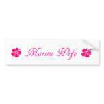 simple marine wife bumper stickers