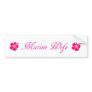 simple marine wife bumper stickers