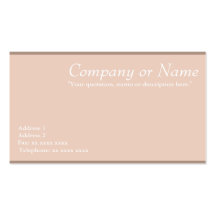 Simple Massage/Treatment Business Card