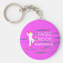 simple pink key chains