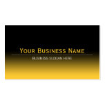 Simple Plain Modern Black & Yellow Gradient Business Card Template