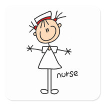 Simple Stick Figure Nurse Tshirts and Gifts