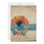 Simple Sunflower Natural Organic Wedding