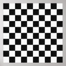 Simple textured chequerboard print