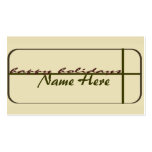 Simple VintageGift Card business cards