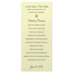 Simple Wedding Programs (Cream) rack cards