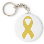 Simple Yellow Ribbon Key Chain