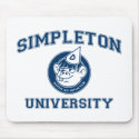Simpleton University mousepads
