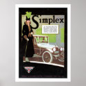 Simplex Automobile Advertisement posters