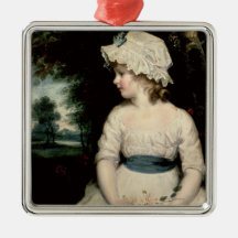Simplicity - A Portrait of Miss Theophilia Ghatkin Christmas Ornaments