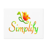 Simplify postcards