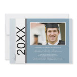 Simply Classic Graduation: Steel Greys invitations