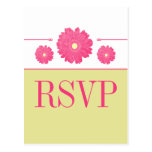 Simply Elegant Gerbera Daisies RSVP Postcard