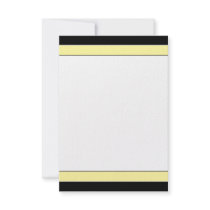 Simply Elegant RSVP Card (yellow/black)