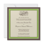 Simply Elegant Wedding Invitation (green apple)