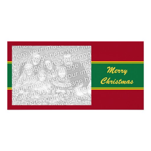 Simply Festive Customized Photo Card