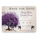 Simply Peachy Heart Tree  Wedding Save the Date Personalised Announcements