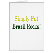 Simply Put Brazil Rocks Card