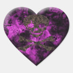 Simply Skulls Heart Stickers