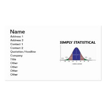 Simply Statistical (Bell Curve Attitude) Business Card