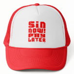 Sin Now Pay Later hats