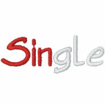 Sin single embroidered tshirt embroidered shirts