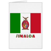 Sinaloa Unofficial Flag Greeting Card