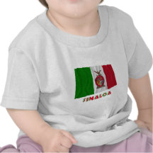 Sinaloa Waving Unofficial Flag Tee Shirt