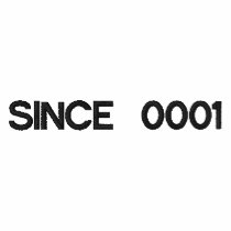 SINCE 0001 EMBROIDERED SHIRT