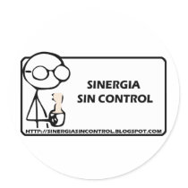 sinergia sin control stickers