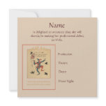 Sing a Song of Sixpence Announcement invitations