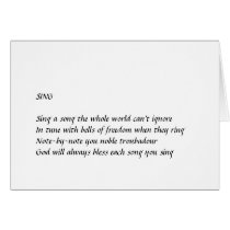 Sing Greeting Cards