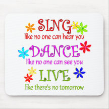 Sing Dance Live Mousepads
