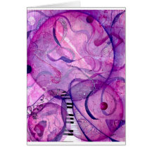 Sing For The Cure Greeting Card