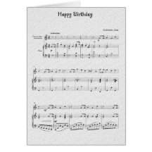 Sing Happy Birthday Card