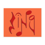 sing postcards