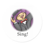 Sing! stickers